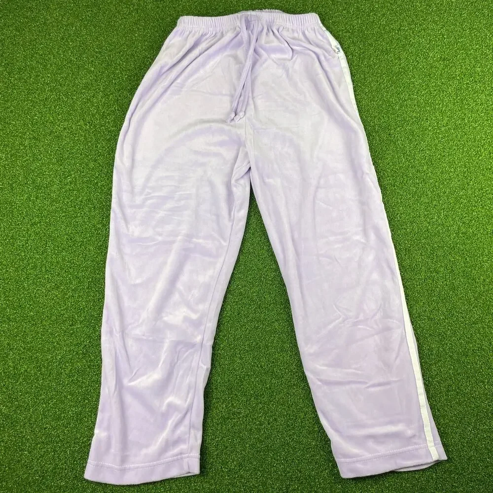 Chuckie Goodnight Girls Lavender Velour Pull On Lounge Pajama Pants Sz 10